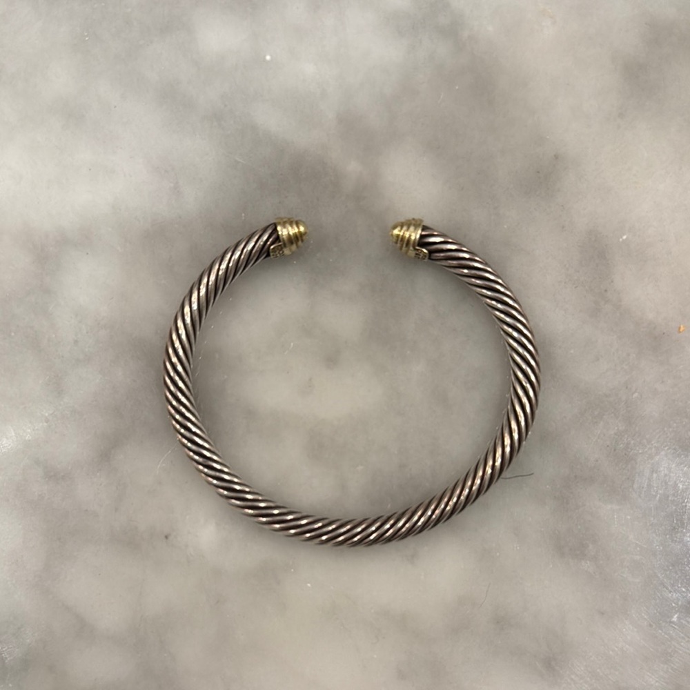 David Yurman Classic Cable Bracelet Gold Domes